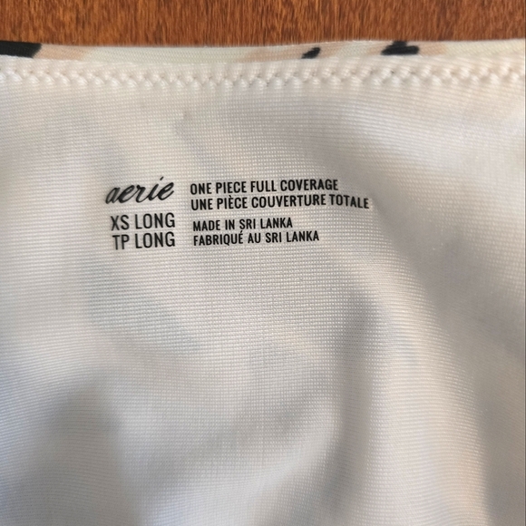 Aerie | Leopard Wrap One Piece Swimsuit | Size XS Long - Picture 13 of 15